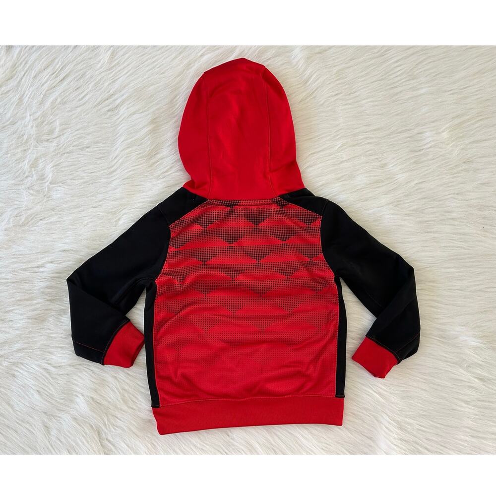 Toddler Boy Bundle Mickey Fleece Lined Zip Vest Nike Red Hoodie Sweatshirt 3T - Picture 5 of 7